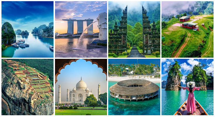 Explore Asian countries